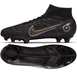Nike Mercurial Superfly 8 Pro Fg M DJ2848 007 Fußballschuhe schwarz schwarz