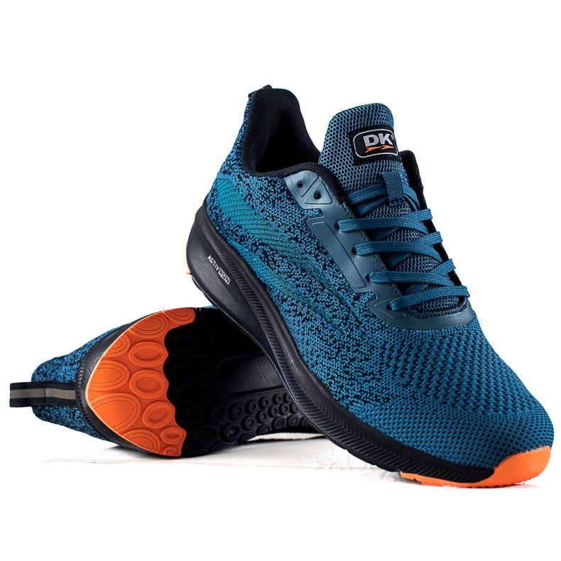 Leichte DK Sportschuhe navy blau blau grün