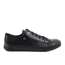 Schwarze Herren-Turnschuhe Big Star V174345