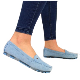 Ledermokassins Filippo W PAW201B blau