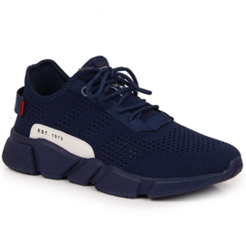 Textilsportschuhe Big Star W JJ274274 marineblau