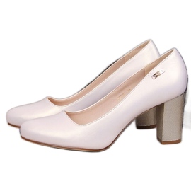Sergio Leone W SK193B beige Perlenpumps