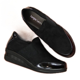 Sergio Leone W SK222B schwarz Schuhe