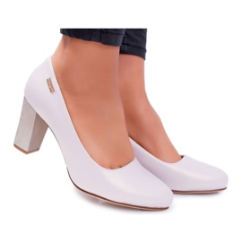 Damenpumps Sergio Leone PB130 Beige Pearl Amber