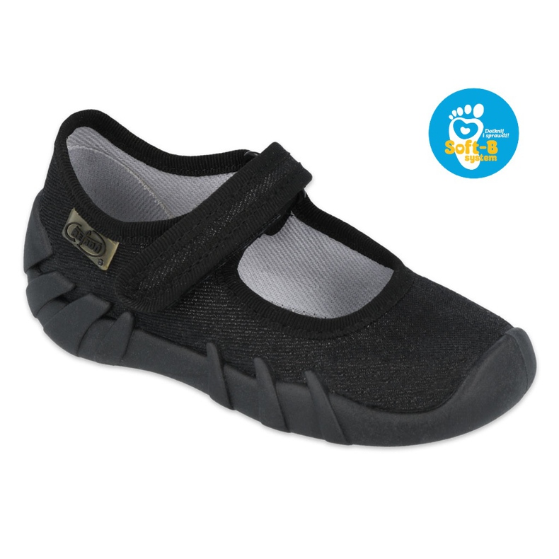 Befado Kinder schnelle schwarze Schuhe 109P227