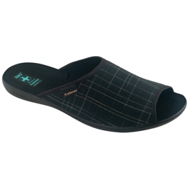 Adanex Herrenhausschuhe Hausschuhe 25954 Schwarz