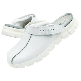 Abeba 57310 medizinische Schuhclogs weiß