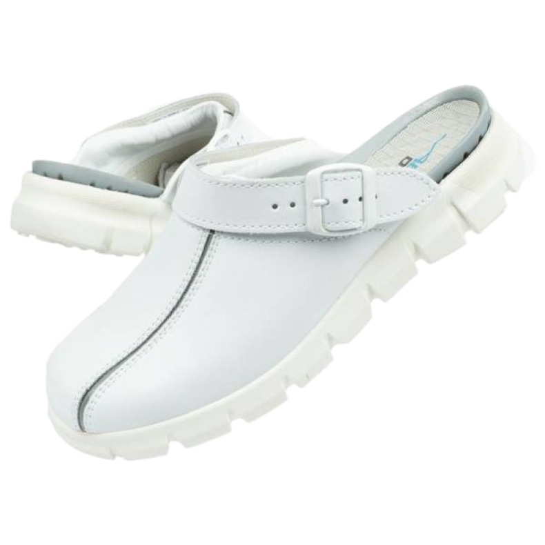 Abeba 57310 medizinische Schuhclogs weiß