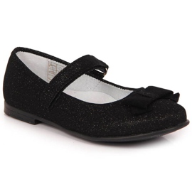 Ballerinas mit Klettverschluss Kornecki Jr 6802 schwarz