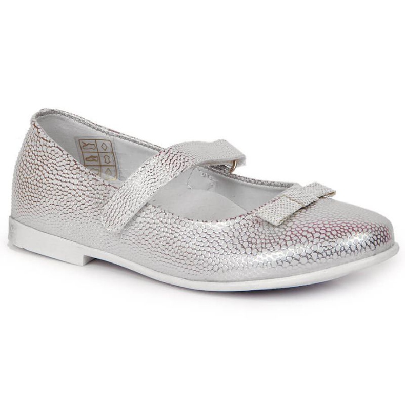 Kommunion Ballerinas Kornecki Jr. 6493 Silber