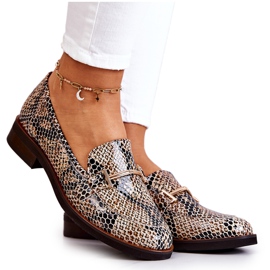 Damenschuhe Laura Messi 2307 Beige-Schwarz