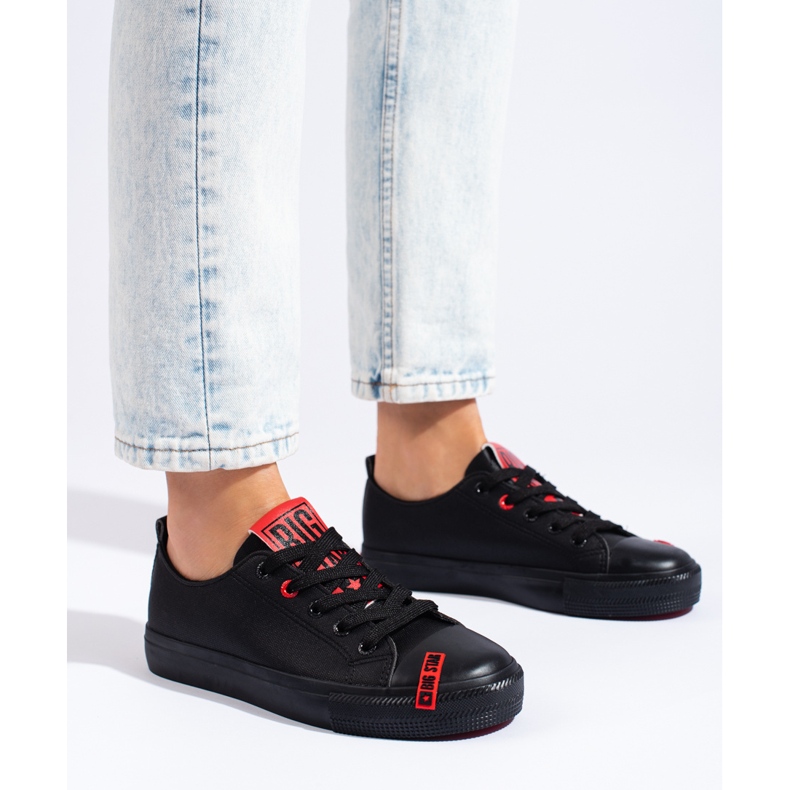 Damen Big Star Turnschuhe JJ274164 schwarz