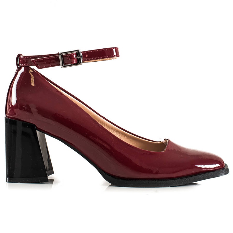 Pumps mit Schnalle La.Fi rot