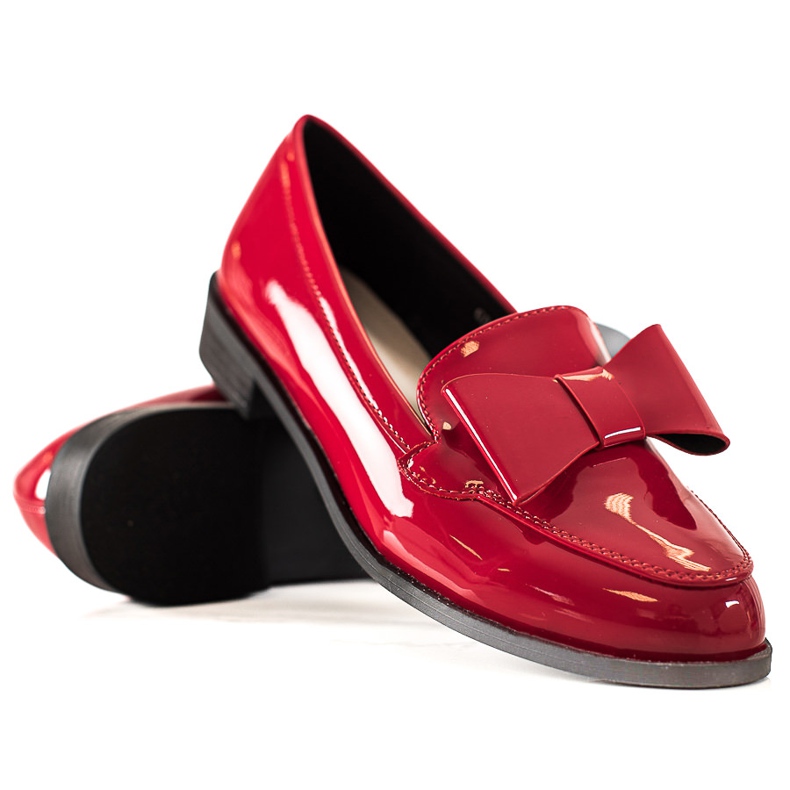 Goodin Rote Schuhe mit Öko-Leder