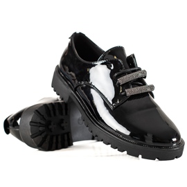 Goodin Lackierte Brogues schwarz