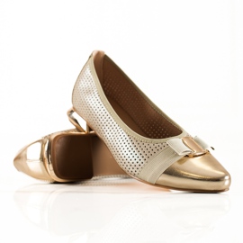 W. Potocki Goldene Potocki-Pumps