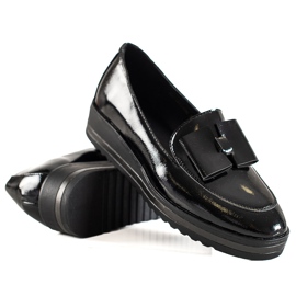 W. Potocki Schuhe Halbschuhe auf Paltform Potocki schwarz