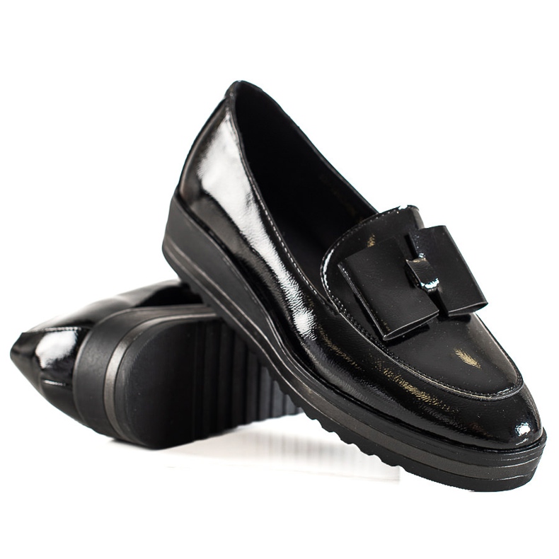 W. Potocki Schuhe Halbschuhe auf Paltform Potocki schwarz