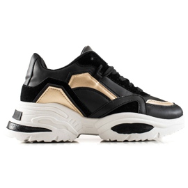 TRENDI Turnschuhe aus Öko-Leder schwarz