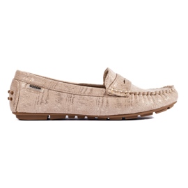 Goodin Klassische Textil-Loafer beige