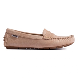 Goodin Klassische Textil-Loafer beige