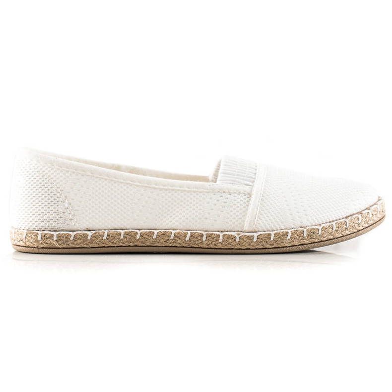 TRENDI Lässige weiße Espadrilles