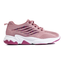 TRENDI Sportschuhe Turnschuhe violett rosa