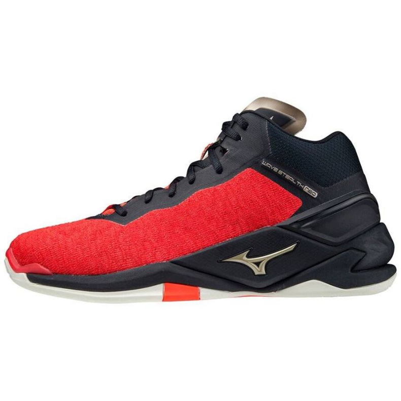 Hallenhandballschuhe Mizuno Wave Stealth Neo Mid M X1GA200563 rot orangen und rottöne