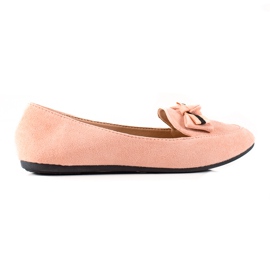 TRENDI Klassische Lords mit einem Bogen rosa