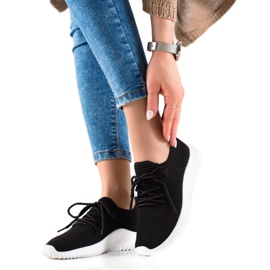 TRENDI Leichte Sport-Sneaker schwarz