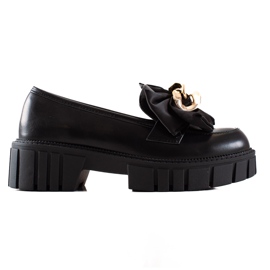 Seastar Modische Loafer mit Schleife schwarz