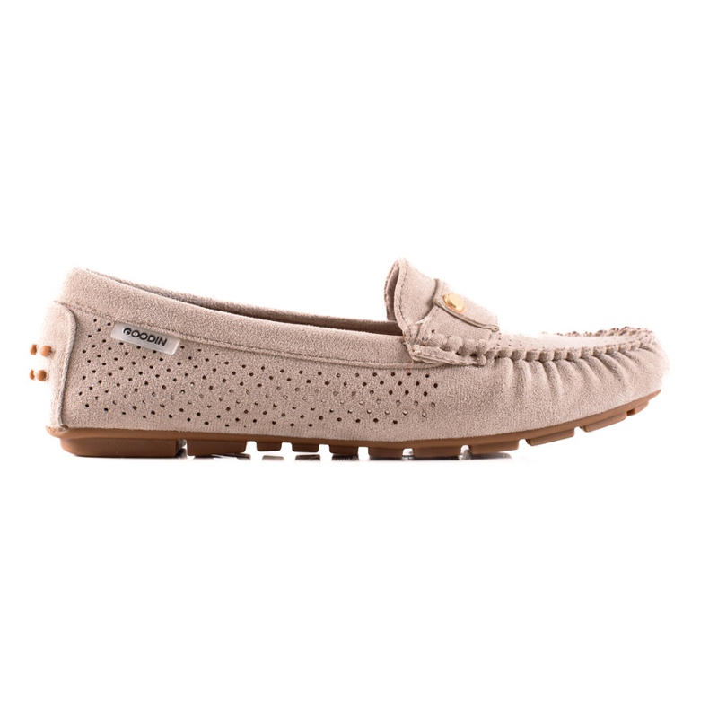 Goodin Lässige Slipper beige