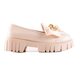 Seastar Modische Loafer mit Schleife beige