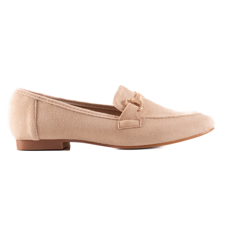 Seastar Mokassins mit goldener Dekoration beige