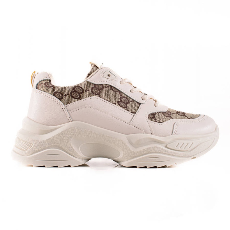 Seastar Beige Turnschuhe mit Mustern braun