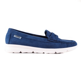 Goodin Loafer mit durchbrochenem Muster navy blau