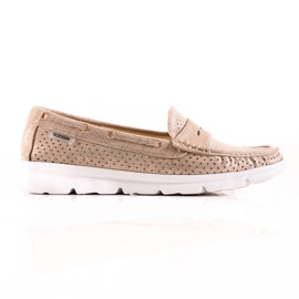 Goodin Leichte Halbschuhe auf der Plattform beige