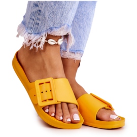 Damen Big Star Hausschuhe mit Schnalle FF274A393 Orange