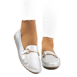 Silberne Loafer für Damen von Ilana