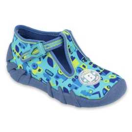 Befado Kinderschuhe 110P409 blau grün
