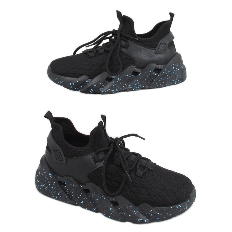 Indu Sportschuhe mit schwarzen Socken