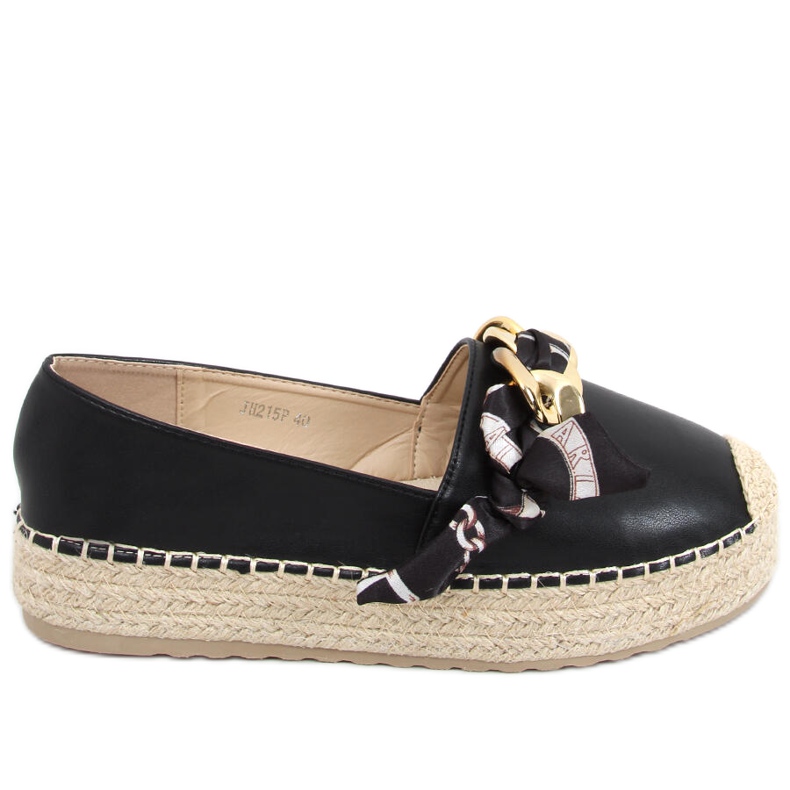 Avril Black Damen-Espadrilles schwarz