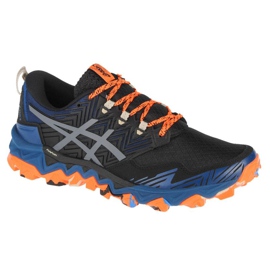 Asics Gel-Fuji Trabuco 8 M 1011A668-400 schwarz blau orange grau