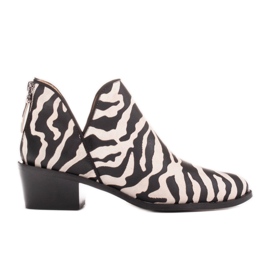 Marco Shoes Echtlederstiefel mit Ausschnitt 1954B-1249-1 beige