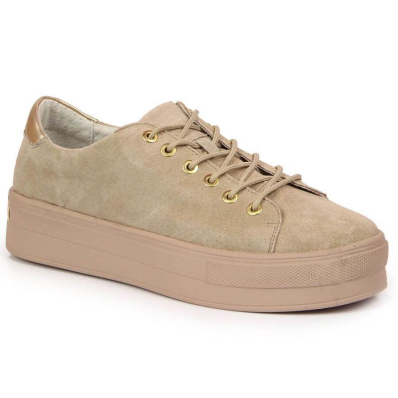 Turnschuhe auf der Plattform Filippo W PAW315 beige