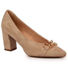 Pumps auf der Post Wildleder Vinceza W JAN80B beige