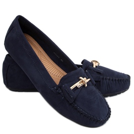 Loafer für Damen von Lyset Azul navy blau