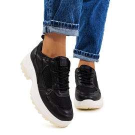 Schwarze Sneaker von Depretis