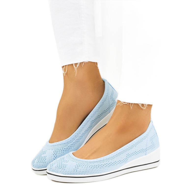 Connor blaue Ballerinas