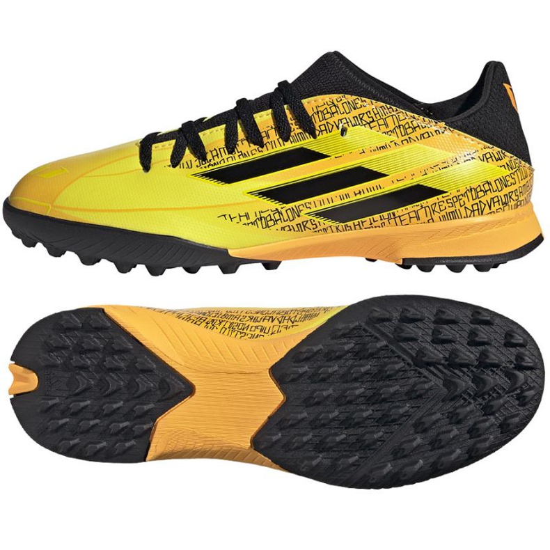 Adidas X Speedflow Messi.3 Tf Jr GW7424 Fußballschuhe gelb